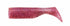 DUO Worm Beach Walker Howl Shad 3 inch Pink Glow R