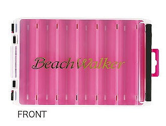 Duo Lure Case Beach Walker Lure Case Reversible 120 Pink/Gold Foil