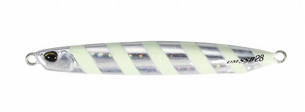 DUO Metal Jig Drag Metal Super Slim Blade 28g Zebra Glow