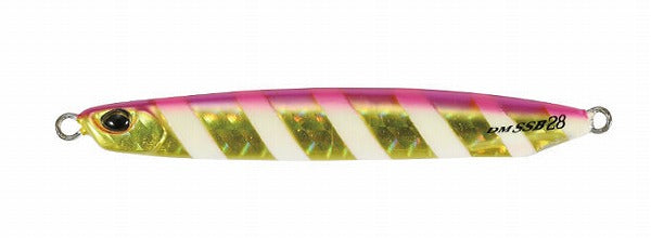 DUO Metal Jig Drag Metal Super Slim Blade 28g Pink Gold Zebra GR