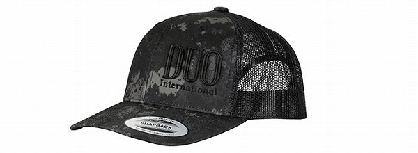 DUO Hat Mesh Snapback Cap Poseidon Black