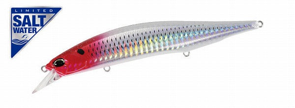 DUO Seabass Lure Realis Jerkbait 130S SW UV Red Head Konoshiro