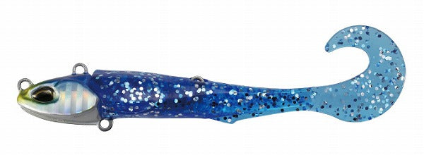 Duo Worm Beach Walker Django Grub Set 27g Blue Bait