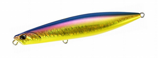 DUO Seabass Lure Beach Walker Wedge 95 UV Blue Pink Gold