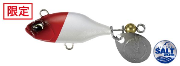 DUO Seabass Lure Realis Spin 35 7g SW Pearl Red Head