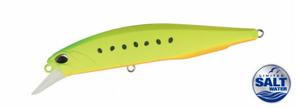 DUO Sea Bass Lure Realis Jerkbait 100SP SW Matte Chart Sardine