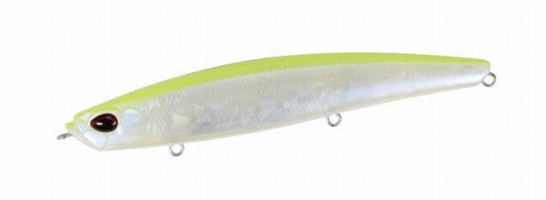 DUO Seabass Lure Bay Roof Seek 128S Ghost Pearl Chart