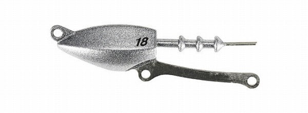 DUO Jig Head Beach Walker Sparrow Head 18g Silver