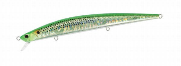 DUO Seabass Lure Tide Minnow Slim 140 Flyer Inakko Lime Chart