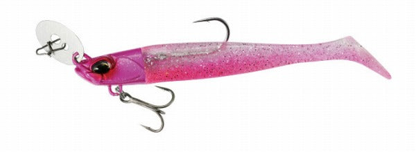 Duo Worm Bay Roof BR Chatter Shad Set 18g PCC0633 UV Pink Head