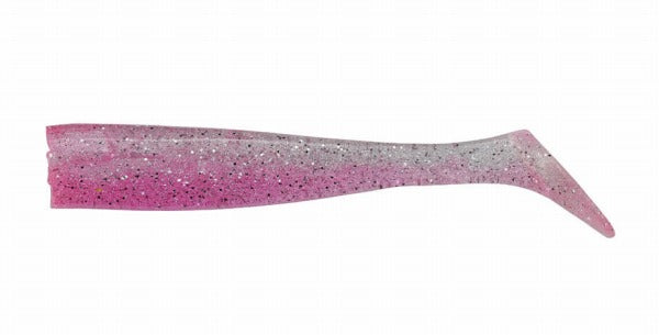 Duo Worm Bay Roof BR Chatter Shad 3.5 inch S042 UV Clear Pink