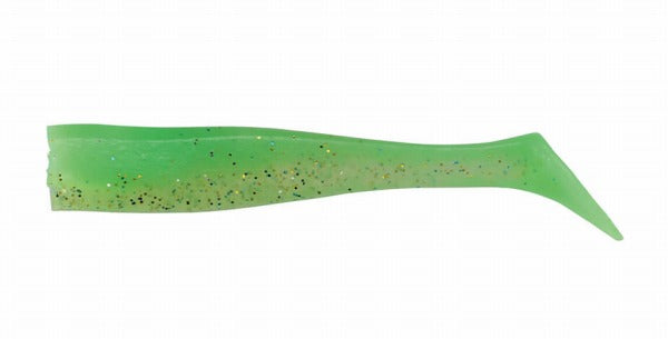 Duo Worm Bay Roof BR Chatter Shad 3.5 inch S044 Lime Gold