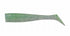 Duo Worm Bay Roof BR Chatter Shad 3.5 inch S045 Silver-striped Round Green