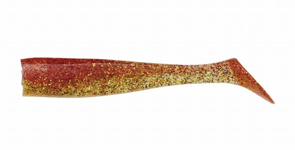 Duo Worm Bay Roof BR Chatter Shad 3.5 inch S050 Red Gold