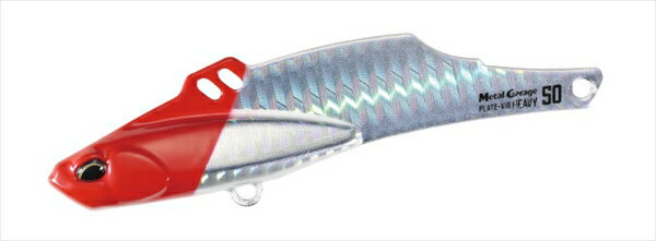 DUO Seabass Lure Metal Garage Plate Vibe HEAVY 60g PHA0001 Red Head Holo