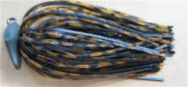 ZAPPU Rubber Jig PD Chopper Jr. 1/4oz #08 Black/Brown (Spotted)