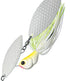 EVERGREEN Spinnerbait Buzzbait D Zone 3/8oz Double Willow #02 White Chart