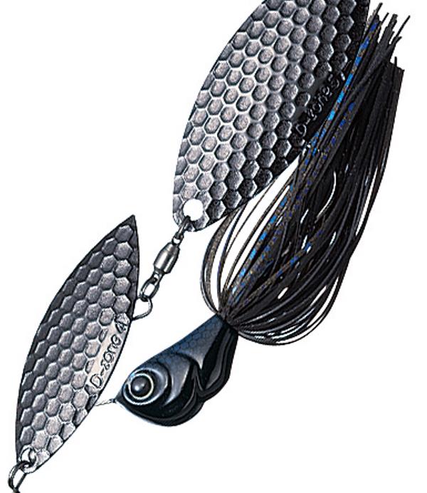 EVERGREEN Spinnerbait Buzzbait D Zone 1/2oz Double Willow #12 Super Black