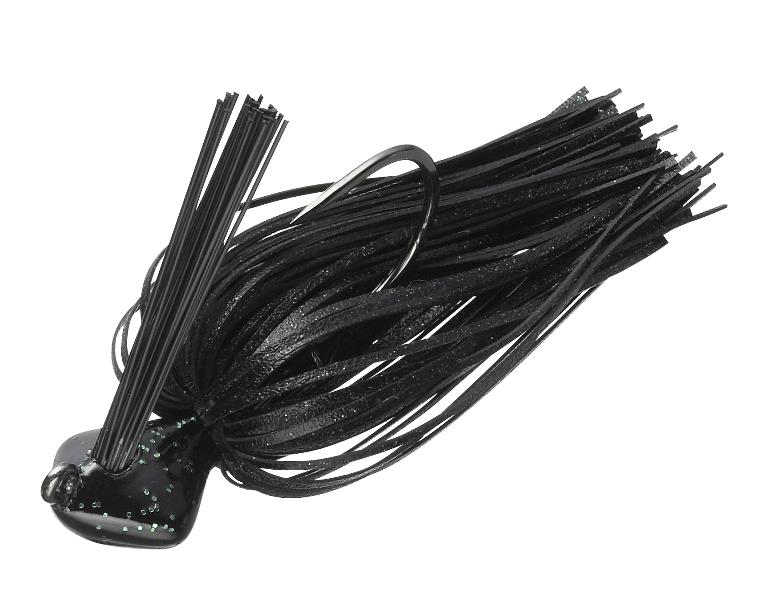 EVERGREEN Rubber Jig Casting JIG Silicone 1/4oz #101 Kikumoto Black