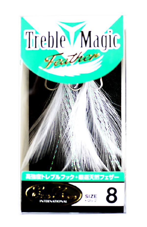 EVERGREEN Treble Magic Feather #8 White