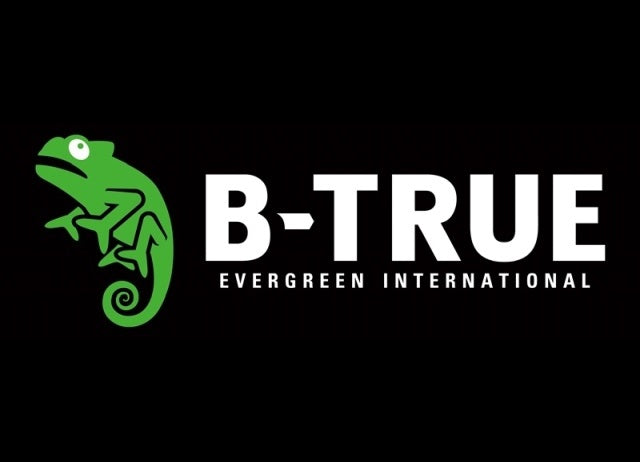 EVERGREEN B-TRUE Boat Decal L White