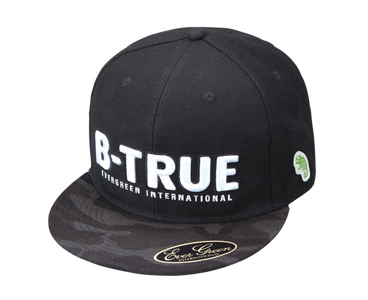 EVERGREEN B-TRUE Flat Cap Type A Black Camo x BK