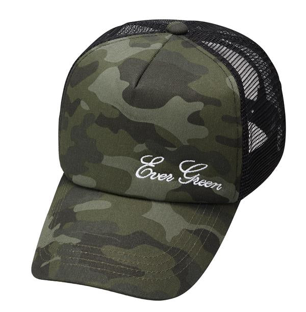 EVERGREEN Mesh Cap Camo Black