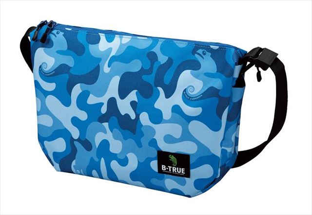 EVERGREEN B-TRUE Orig CAMO Shoulder Bag M Blue Camo