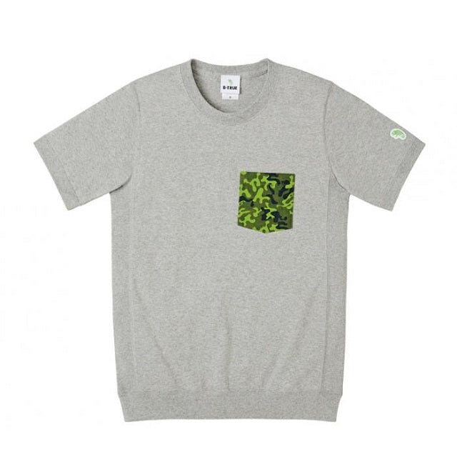 EVERGREEN B-TRUE Orikamo Pocket T-shirt S Mixed Gray