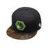 EVERGREEN B-TRUE Flat Cap Type C Green Camo x BK