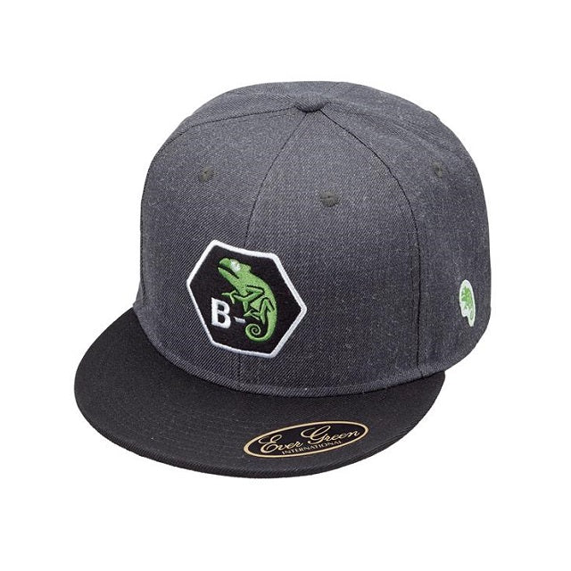 EVERGREEN B-TRUE Flat Cap Type C BK x Heather Black