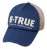 EVERGREEN B-TRUE Basic Mesh Cap Free Size Navy/Beige