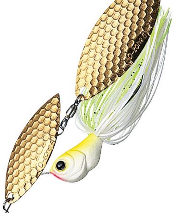 EVERGREEN D-ZONE Spinnerbait Buzzbait 3/8oz DI #14 White Chart G 1255I0014