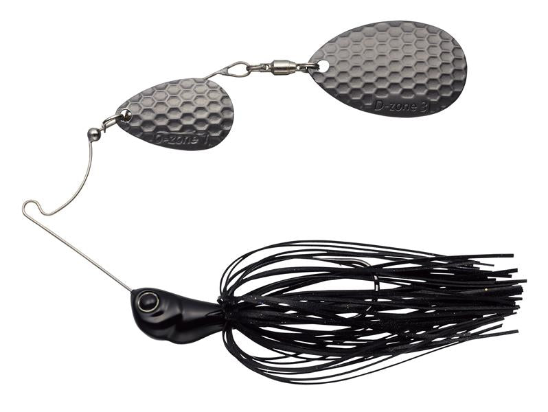 EVERGREEN D-ZONE Spinnerbait Buzzbait 3/8oz DI #48 Matte Black 1255I0048