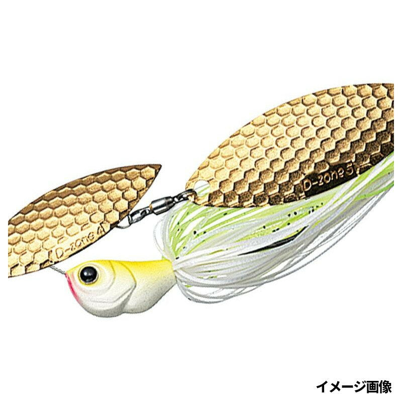 EVERGREEN D-ZONE Spinnerbait Buzzbait 1/2oz DI #14 White Chart G 1255P0014