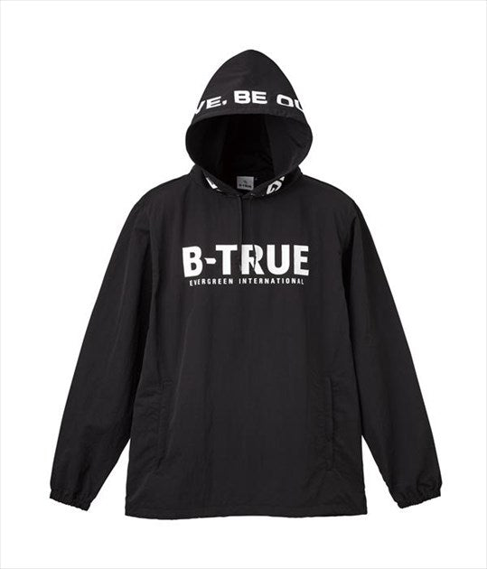 EVERGREEN Wear B-TRUE Packable Pullover Hoodie Black/BK