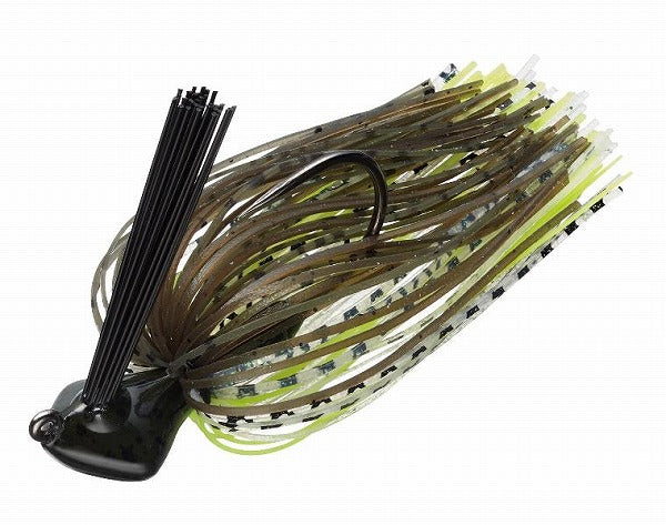 EVERGREEN Rubber Jig Casting JIG Silicone 1/4oz #217 GRPK Chart