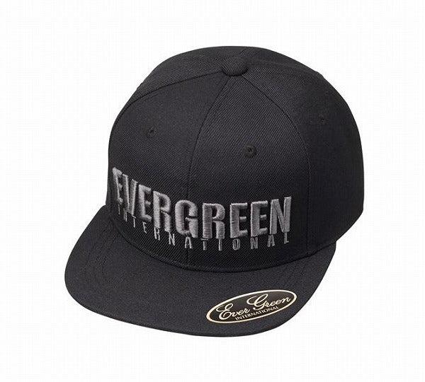 EVERGREEN Hat Flat Cap Type 1 Black 5156001