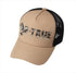 EVERGREEN Hat B-TRUE Rubber Logo Mesh Cap Beige/Black