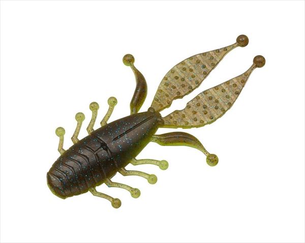 EVERGREEN Worm Kicker Bug 3.3 inch Fat Baby #122 GPBL/Chart