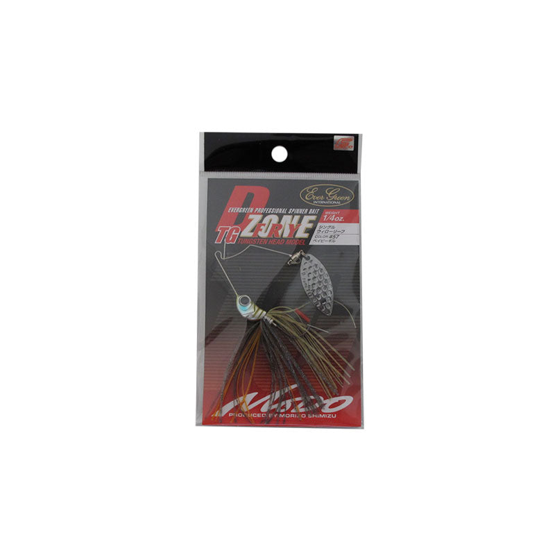 EVERGREEN Spinnerbait Buzzbait D-Zone Fly TG 1/4oz Single Willow #57 Baby Gill