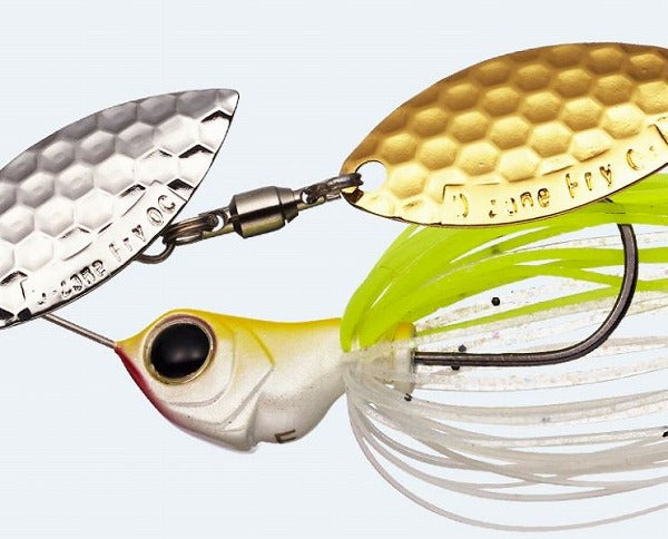 EVERGREEN Spinnerbait Buzzbait D Zone Fly TG 1/4oz Double Willow #29 White Chart SG