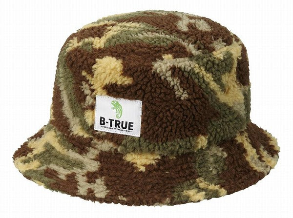 EVERGREEN Winter Hat B-TRUE Camo Boa Bucket Brown Camo