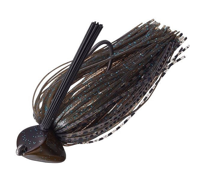 EVERGREEN Rubber Jig Grass Ripper 3/8oz #146 Green Pan Blue