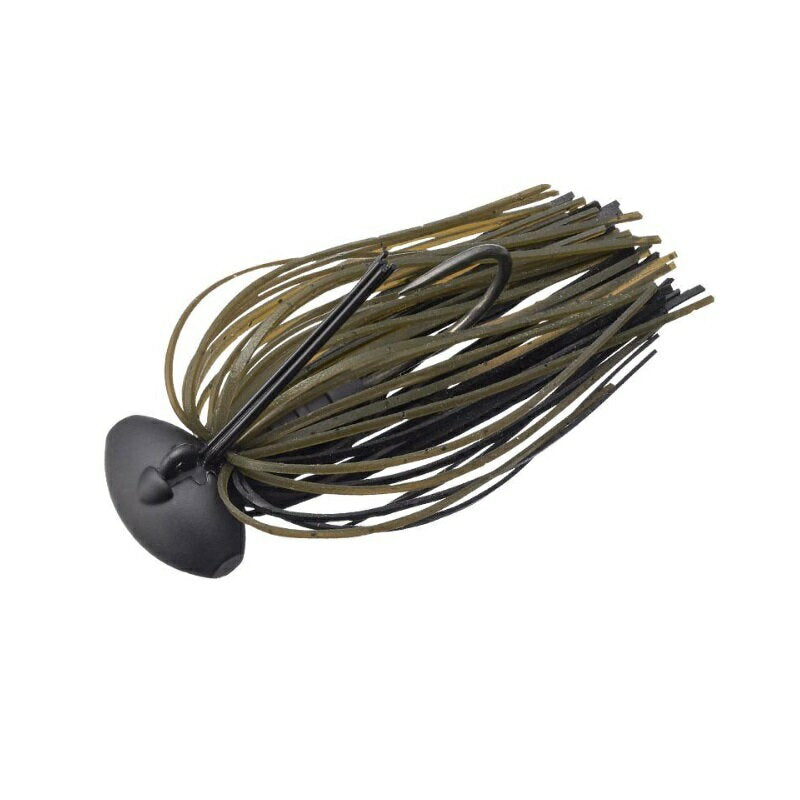 EVERGREEN Rubber Jig TG Blow 10g (3/8oz) #220 Green Pan/Black