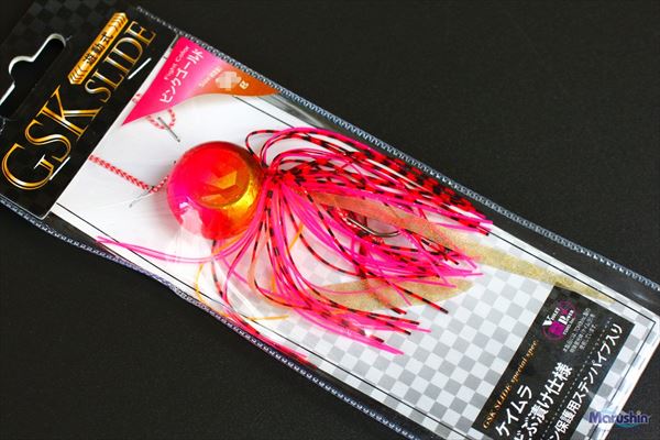 Marushin Fishing Gear Tairaba Floating Type Tairaba GSK Slide Pink Gold 120g