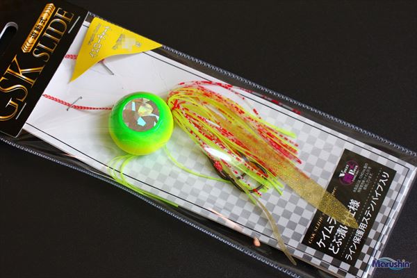 Marushin Fishing Gear Tairaba Induction Type Tairaba GSK Slide Yellow Chart 60g