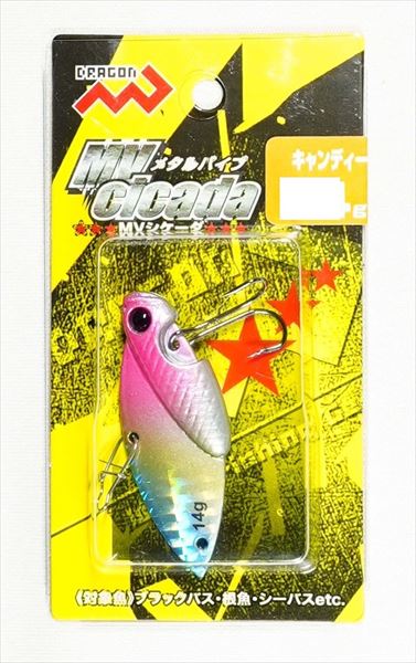 Marushin Fishing Gear Sea Bass Lure MV Cicada Candy 6g