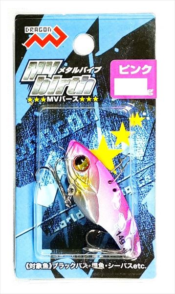 Marushin Fishing Gear Sea Bass Lure MV Birth Pink 10g