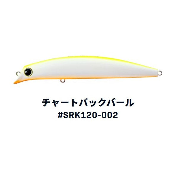 ima Seabass Lure ima Sasuke 120 Rekkuu #SRK120-002 Chart Back Pearl